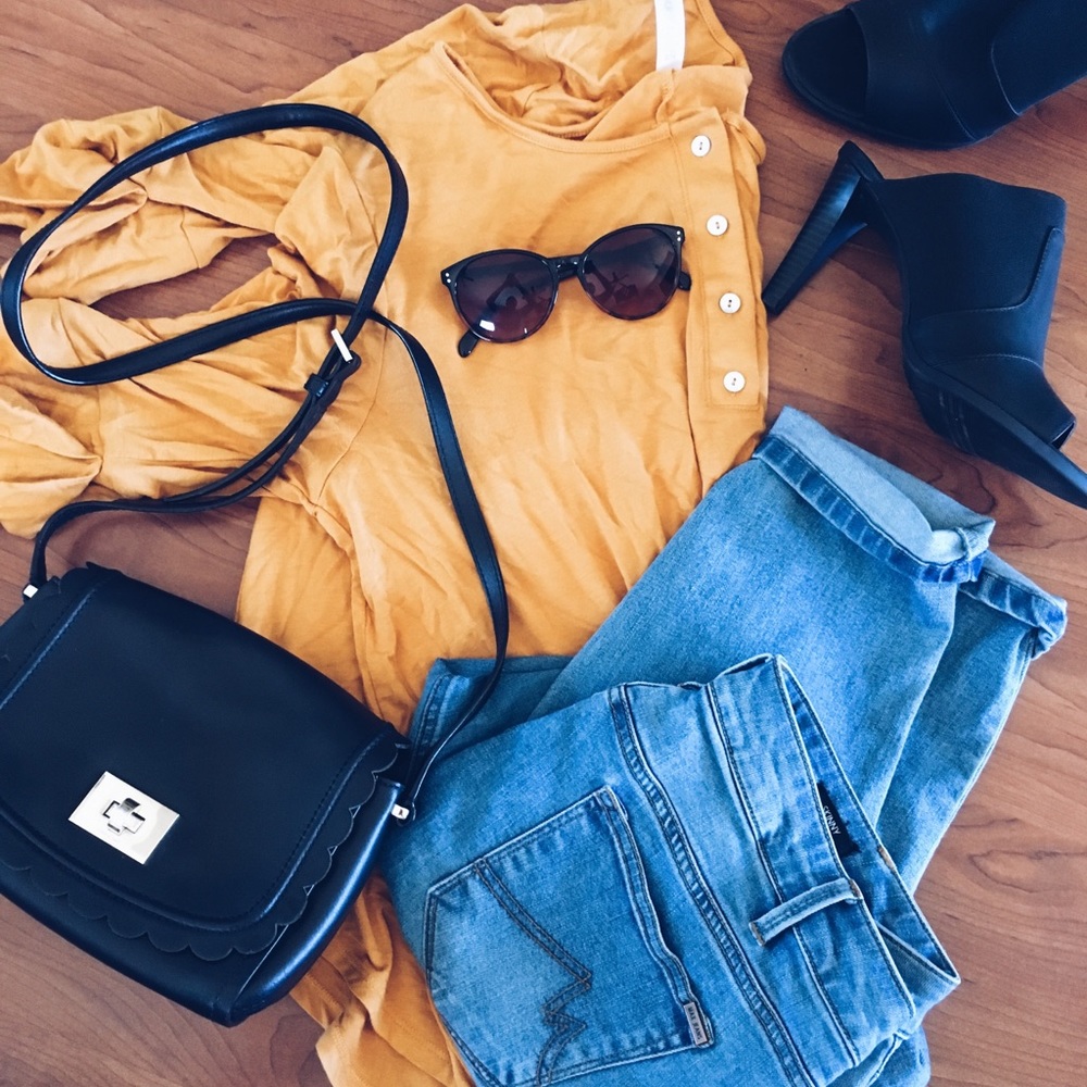 Yellow Tunic Top